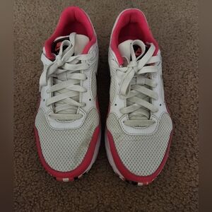 Nike Women's White and Pink Sneakers